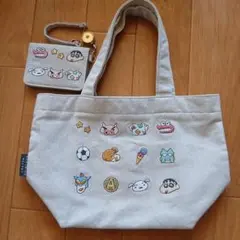 クレヨンしんちゃん 　ミニバッグ　パスケースセット