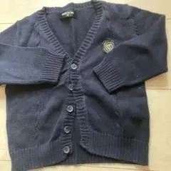 COMME CA ISM ニットカーディガン 90 ネイビー