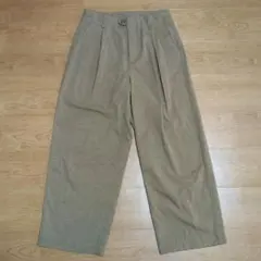 タック ワイドパンツ