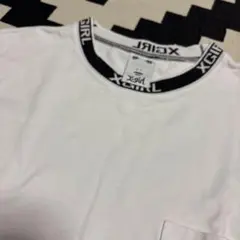 X-girl ロゴネックポケットTシャツ ホワイト　01サイズのサムネイル