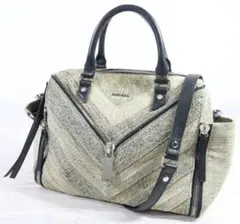 〇DIESEL ディーゼル ミニボストンバッグ ハンドバッグ ショルダー付き