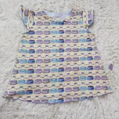 ほぼ未使用！fafa 130cm ケーキ柄フレンチスリーブTシャツ