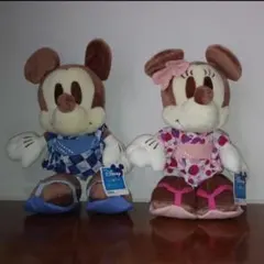 非売品　ミッキーと仲間たち　ちびーず　スーパージャンボ浴衣スタイルぬいぐるみ