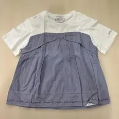 ポンポネットジュニア ストライプ　半袖トップス　サイズ160