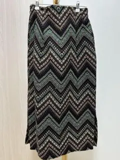 柄⭐︎サイドスリット⭐︎うしろゴム⭐︎ナロースカート