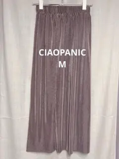 CIAOPANIC プリーツタイトスカート ピンクグレー M