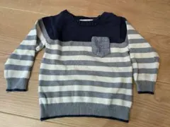 GLOBAL WORK　ストライプニットセーター　Sサイズ