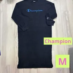Champion ブラック ロングワンピース Women's M