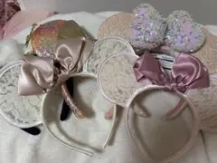 ディズニーリゾート　ミニーマウスカチューシャ5点まとめうり