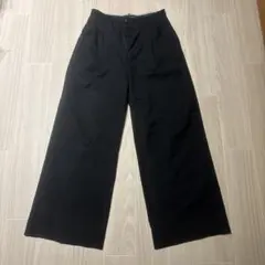 AMERI ワイドパンツ ブラック S