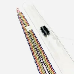 【未使用】正絹 羽織紐 虹色 カラフル柄
