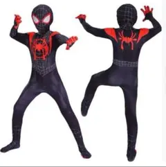 110 ハロウィン コスチューム 仮装 衣装usjコスプレ スパイダーマン 黒