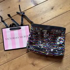 【本日21時まで限定価格】Victoria's Secret スパンコールポーチ