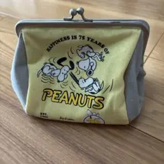 素敵なあの人　付録　PEANUTS がま口ポーチ