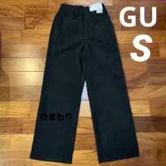 No.5464 GU ジーユー ライト コーデュロイ ストレート パンツ S