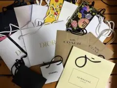 デパコスショップ袋セット Dior COACH 他