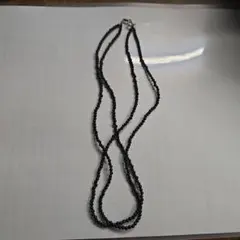 黒珊瑚 2連ネックレス