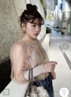 Darich シアーコンビDRニットトップス ダーリッチ