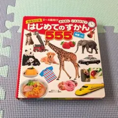 【増補改訂版・2020年第11刷発行】はじめてのずかん 555 (英語付き)
