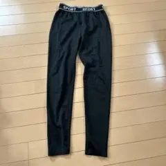 ブラック スポーツ スパッツ 11-12Y サイズ140-150