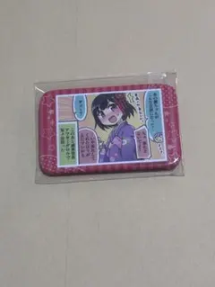 BanG Dream バンドリ　1コマ漫画　しかくい缶バッジ　美竹蘭　着物