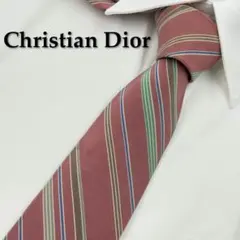 ✨️美品✨️ クリスチャンディオール ネクタイ ストライプ マルチカラー