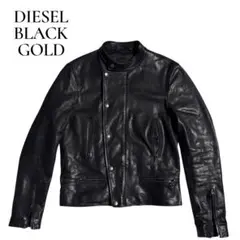(美品）DIESEL BLACK GOLD シングルライダース ラムレザー
