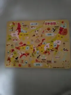 日本地図 パズル 知育玩具のサムネイル