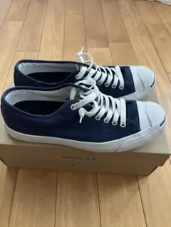 【美品】【生産終了品 希少】CONVERSE Jack Purcell ネイビー