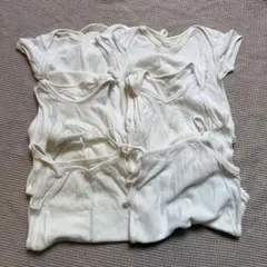 ホワイトシャツ肌着 6枚セット　ロンパース　90サイズ