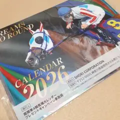 【新品・未開封】南関東4競馬場 カレンダー 2026年