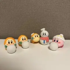 星のカービィ Fluffy Puffy Mine 3点セット 雪あそび