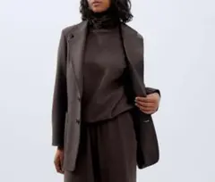 新品　ユニクロU ジャージーテーラードジャケット　Lサイズ