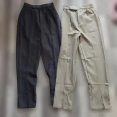 スリット スラックス