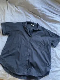 H&M 半袖シャツ ブラック