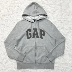 美品 GAP ギャップ ジップアップパーカー グレー y2k メンズ M相当