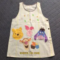 保育士　学童　くまのプーさん エプロン M〜Lサイズ