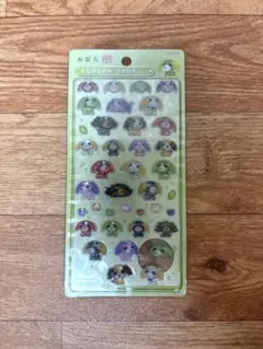 ボンボンドロップシール　お茶犬