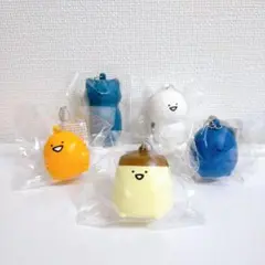 お文具といっしょ　スクイーズマスコット　5種セット