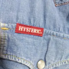 HYSTERIC GLAMOUR コーデュロイシャツ ライトブルー Sのサムネイル