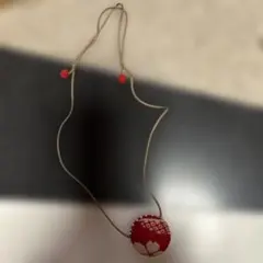 和柄 桜模様 ボールペンダント ネックレス