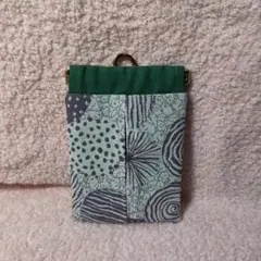 ハンドメイド ティッシュケース＋バネ口金ポーチ