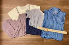 TEMU購入 子供用ワンピース3枚セット 160cm