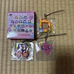 一番くじ たまごっち F賞きらきらラバーチャーム3点セット