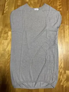 PLST プラステ 半袖 ニット グレー