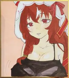 ウマ娘 スティルインラブ 手描きイラスト ファンアート 色紙 原画