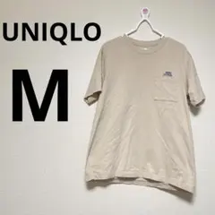 UNIQLO UT 綿100 Tシャツ M ベージュ　半袖　tシャツ
