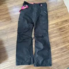 ブラック カーゴ スノーボードパンツ 女性用