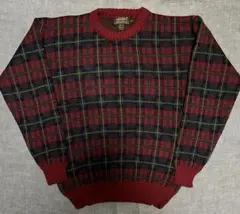 80s USA製 Eddiebauer ウールセーター