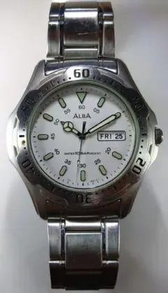 SEIKO ALBA QUARTZ V743-8B60 蓄光